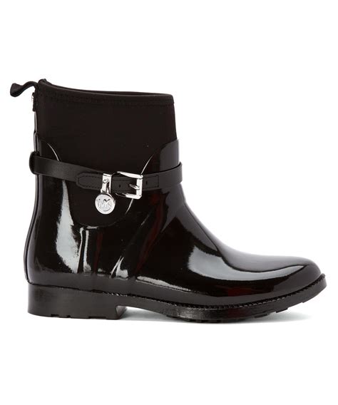 michael michael kors charm stretch tall rain boots|Michael Kors tavie rain boot.